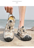 Zapatos de verano de gran tamaño para hombre, sandalias transpirables, zapatos casuales de malla, zapatos de viaje de fondo suave y hueco, zapatillas nuevas - details 7