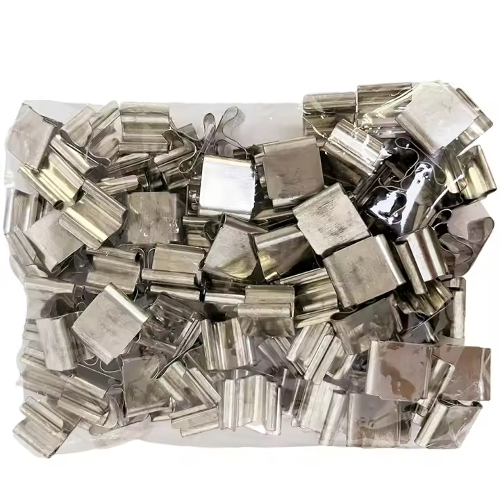 Soporte de mecha de Metal de 100 piezas, soporte para vela de mecha de madera - 1