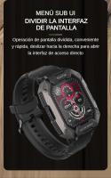 Reloj Inteligente Militar 2024 para Hombres, Smartwatch con Llamadas, Pantalla HD de 1.81