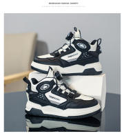 Nuevos zapatos de plataforma alta con botón giratorio para niños de moda, superficie de cuero para niños de hip-hop - details 16