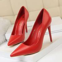 Zapatos casuales de charol para mujer, tacones altos delgados con punta redonda, zapatos de boda con estampado de leopardo de primavera - details 0