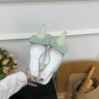 Stiletto tacones altos bolsa francesa cabeza sandalias zapatos de hadas nuevo temperamento arco puntiagudo solo zapatos - details 25