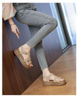 Zapatos de mujer talla gruesa suela suave cómoda playa para mujer verano al aire libre nuevas sandalias - details 14