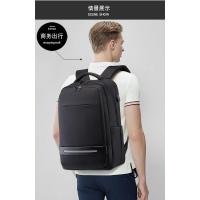 Mochila de negocios informal para hombre, bolso de ordenador de tela Oxford simple - details 14