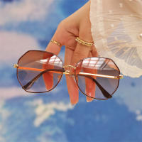 Gafas de sol de mujer, de moda mariposa marco gafas de sol de metal, gafas minimalistas UV385 - details 4