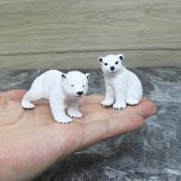 Mini figuras de acción en miniatura de animales Arctic Antarctic, pingüinos, oso Polar, búho nevado, delfín, lobo, modelo de estatuilla, juguete de decoración - details 1