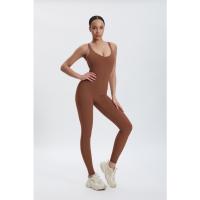 Mono deportivo de yoga con tirantes, ropa deportiva de una pieza, mallas largas, ropa deportiva personalizada para fitness - details 4