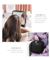 Bolsa de maquillaje LED inteligente con espejo para mujer, estuche de cosméticos de viaje profesional de cuero PU, impermeable, de gran capacidad, nuevo - details 14