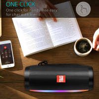 Altavoz TG157 compatible con Bluetooth, luz LED intermitente, altavoz portátil para exteriores, Subwoofer impermeable, Radio FM - details 4