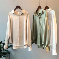 2025 camisa y blusas de primavera Jersey nuevo cárdigans mujer Top tejido coreano manga larga solapa botón elegancia dulce abrigos casuales - details 11