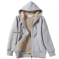 Otoño Invierno sudaderas con capucha para mujer cárdigans casuales abrigos cálidos para mujer sudaderas con capucha - details 2