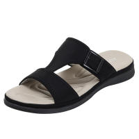 Sandalia zapatos de cuña con suela gruesa para uso al aire libre, novedad de verano 2025, sandalias casuales de moda para mujer - details 1
