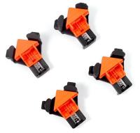 4 abrazaderas de ángulo recto de 90 grados para carpintería, abrazaderas rápidas ajustables con resorte para carpintería, gabinete, abrazaderas para marcos de fotos, abrazaderas para marcos de fotos, herramientas para el hogar - details 0