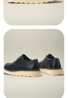 Nuevos zapatos de cuero para hombre, de cuero genuino de alta gama, zapatos de cuero vacuno puro con suela blanda - details 8