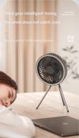 Ventilador eléctrico de escritorio recargable para acampada, circulador portátil inalámbrico de techo con Banco de energía - details 5