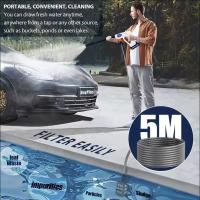 Pistola de Agua Eléctrica de Alta Presión Arma de Limpieza de Coche Inalámbrica Recargable - details 9