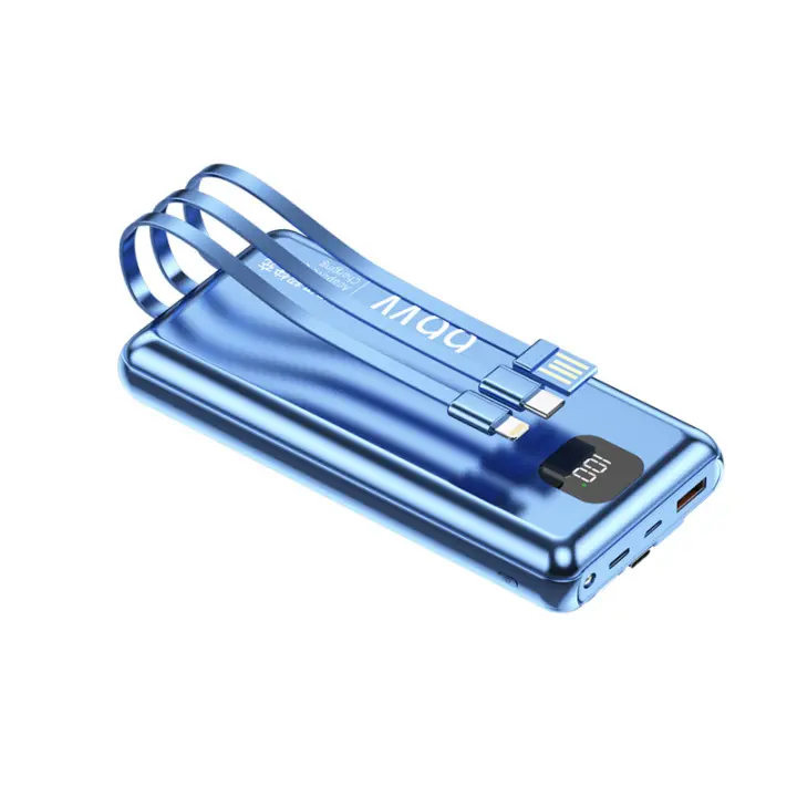 Power Bank de Carga Rápida 66W, 10000/20000/50000 mAh, Conector Micro USB, Carga de Múltiples Dispositivos, Iluminación de Luz, Pantalla Digital - 1