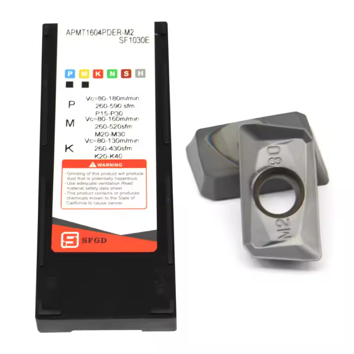 Herramientas de Torno SFGD APMT1604PDER H2 M2 SF1030E SF1125E Insertos de Carburo para CNC APMT 1604 Cortador de Molde Accesorios de Herramienta Manual - 1