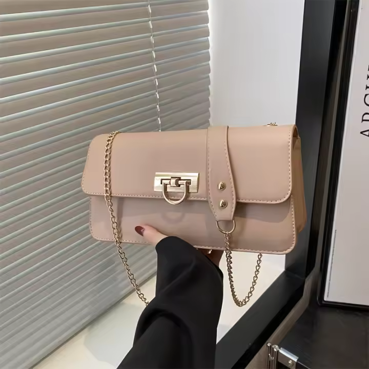 Bolso cuadrado pequeño con lazo de alta calidad para mujer, bolso de hombro a la moda, estilo de comercio exterior, 2025 - 1