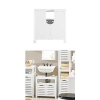 Carro Utilitario con 2 Estantes y 2 Bandejas Mueble Auxiliar de Ruedas para Baño, Cocina - details 23