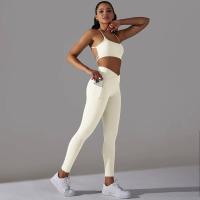 Conjunto de Yoga para Mujeres Sports Bra con Bolsillos, Leggings de Levantamiento de Glúteos, Zapatillas de Correr - details 9
