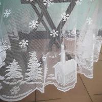 Mantel Ense blanco navideño, decoración de mesa de comedor, funda de Papá Noel, muñeco de nieve, alce, fiesta de boda, regalos de Año Nuevo - details 3
