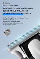 Kemei-cortadora de pelo profesional inalámbrica T9 Zero Gapped, máquina de corte de pelo con acabado de hoja en T, cortapelos de línea, Kit de aseo - details 1
