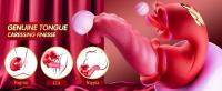 Vibrador de Lengua Suave Realista 3 en 1 Estimulador de Clítoris y Punto G - details 2