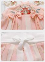 Vestido de Princesa Hanfu Nuevo Verano 2025 Estilo Chino Antiguo para Niñas - details 13
