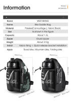 WEST BIKING-bolsa para SILLÍN de bicicleta, accesorio impermeable con bolsillo para botella de agua, para ciclismo de montaña o carretera - details 2