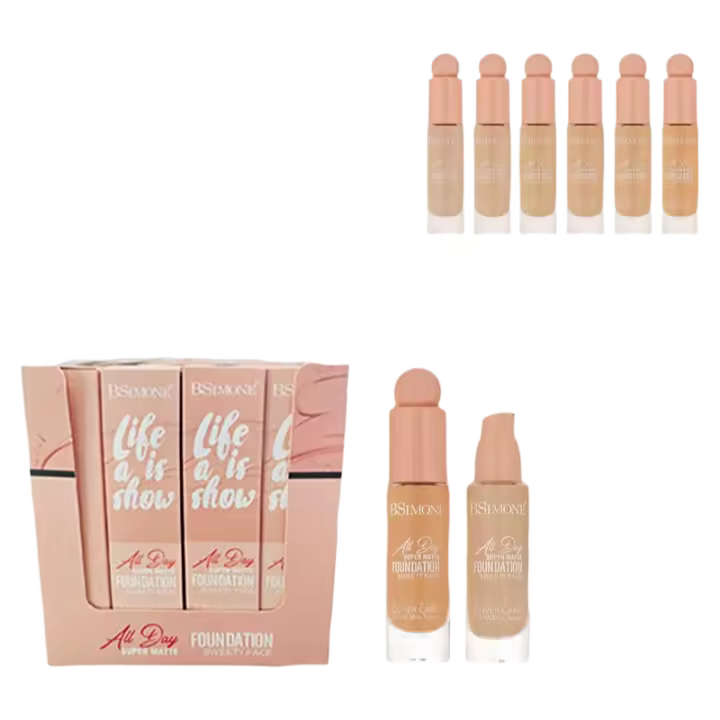 Base de maquillaje duradera, resistente al agua y sin polvo, hidratante para pieles secas, sin decoloración, aromaterapia y fragancia para el hogar - 1