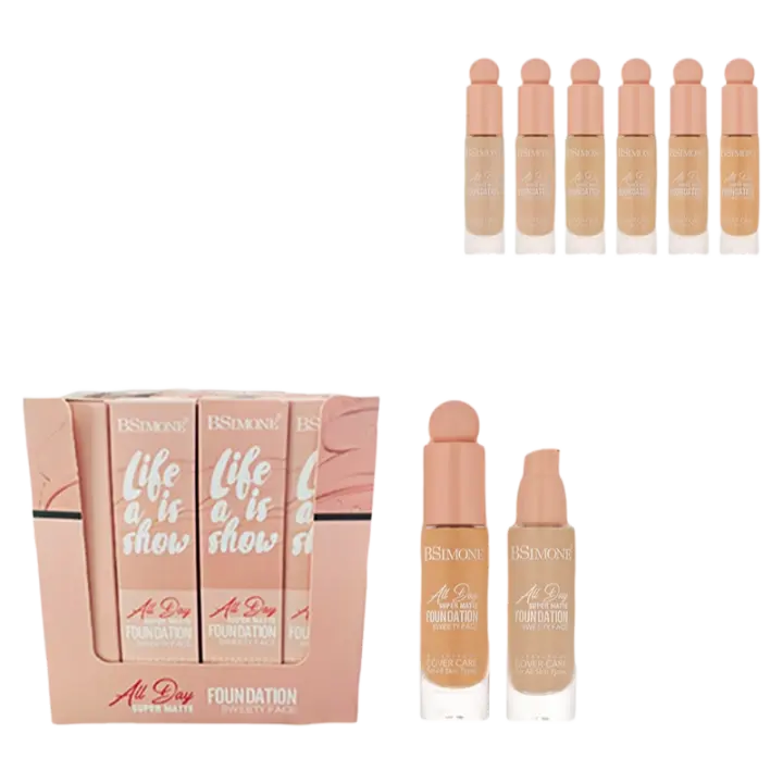 Base de maquillaje duradera, resistente al agua y sin polvo, hidratante para pieles secas, sin decoloración, aromaterapia y fragancia para el hogar - 1