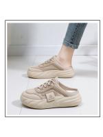 2025 Verano De Un Pedal Sandalias De Las Mujeres De Desgaste Exterior De Moda Sandalias De Suela Gruesa Retro Casual Playa KT2633 - details 6