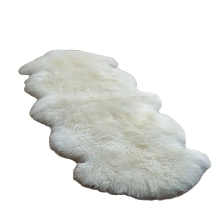 Alfombras de piel de oveja sintética Súper suaves y esponjosas, alfombra de felpa para dormitorio de alta densidad, piso, sofá, sala de estar, corredor - 1