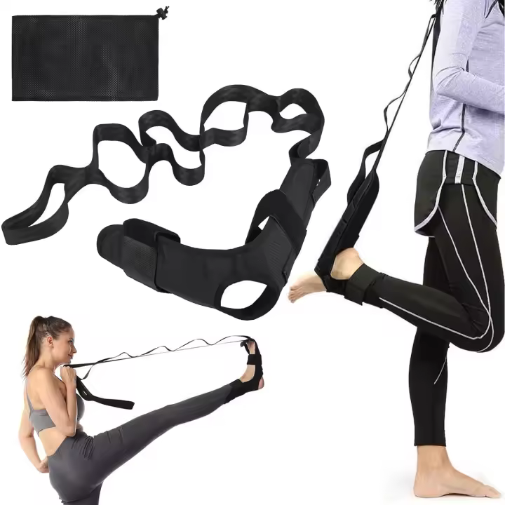Correa de Yoga para Estirar con Bolsa de Malla - 1