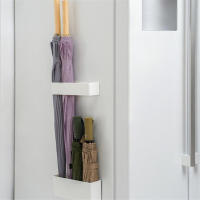 Soporte de Paraguas Ajustable Montado en la Pared Sin Perforación, Altura Ajustable, Duradero para Entrada de Casa - details 3