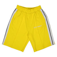 PA Angel Pantalones cortos a rayas con cinta de arcoíris, pantalones cortos holgados de cinco puntos con palmeras de calle alta, Unisex, para parejas - details 8
