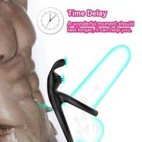 Leten Anillo de Silicona para Estimulación del Clítoris y Retraso de la Eyaculación para Hombres Juguetes Sexuales para Hombres Parejas 18+ - details 4