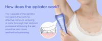 Depiladora para Mujer, Dispositivo de Depilación 7 en 1 para Mujer, Afeitadora eléctrica sin Dolor para Mujer, Recortadora de Bikini, Depiladora de Afeitar Inalámbrica para Línea de Bikini, Cara, Cuerpo, IPX7 Impermeable, Recargable, 2 Velocidades - details 3