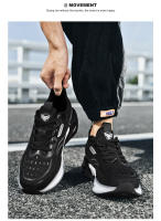 Zapatillas de deporte transpirables de moda para correr en carretera con calzado informal de palomitas de maíz - details 2