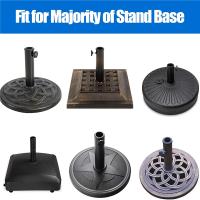 Soporte de Base de sombrilla de 8 piezas, cubierta de enchufe de anillo de agujero y tapa, soporte de sombrilla de Patio, piezas de repuesto, soporte estabilizador de Base - details 4