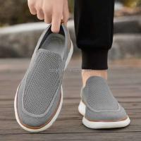 Nuevos zapatos deportivos Retro de alta calidad para mujer, zapatos tejidos sin cordones de talla grande 48, zapatos cómodos y ligeros para caminar para hombre, marca Oem - details 10