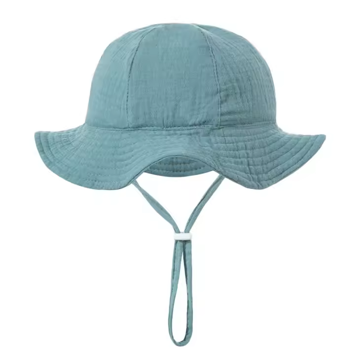 Sombrero de cubo con protección UV para niños, sombrero de playa, gorra de Panamá, gorra de sol - 1