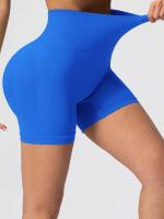 CHRLEISURE-pantalones cortos de Yoga acanalados sin costuras para mujer, mallas de motociclista de cintura alta, mallas deportivas ajustadas de entrenamiento elástico, ropa deportiva - details 14