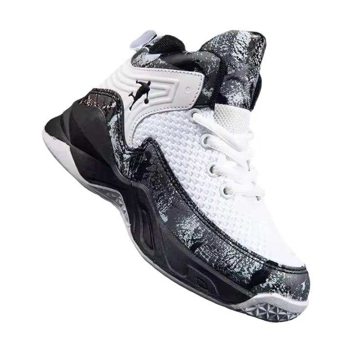 Zapatos de baloncesto para niños, zapatillas de deporte antideslizantes de suela gruesa, zapatos deportivos para niños, zapatillas de entrenamiento de cesta para niños, novedad de 2024 - 1