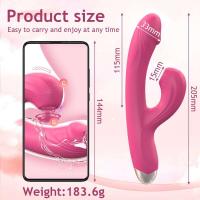 Leten-vibrador de conejo para punto G para mujer, consoladores de estimulación de succión de clítoris con 10 vibraciones potentes, masajeador vaginal, Juguetes sexuales para pareja - details 3