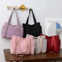 Bolso de Mano de Nylon para Mujer 2025 Bolso Sólido de Color para Ir al Trabajo, Bolso de Ocio Grande Capacidad - details 0