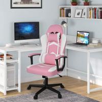Reclinable con Cojín Lumbar y Cervical |   Respaldo Alto Acolchado |   Altura ajustable |   Ruedas Giratorias 360 °   y Reposabrazos |   Ideal Ordenador, Oficina, Videojuego o Escritorio - details 28