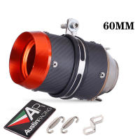 Escape de Motocicleta de Fibra de Carbono RESPRACE Tubo de Silenciador Redondo para KTM DUKE 390 - details 5