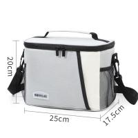 Bolsa de almuerzo aislada, bolsas de almuerzo grandes para mujeres y hombres, bolsa de almuerzo reutilizable con correa de hombro ajustable - details 14